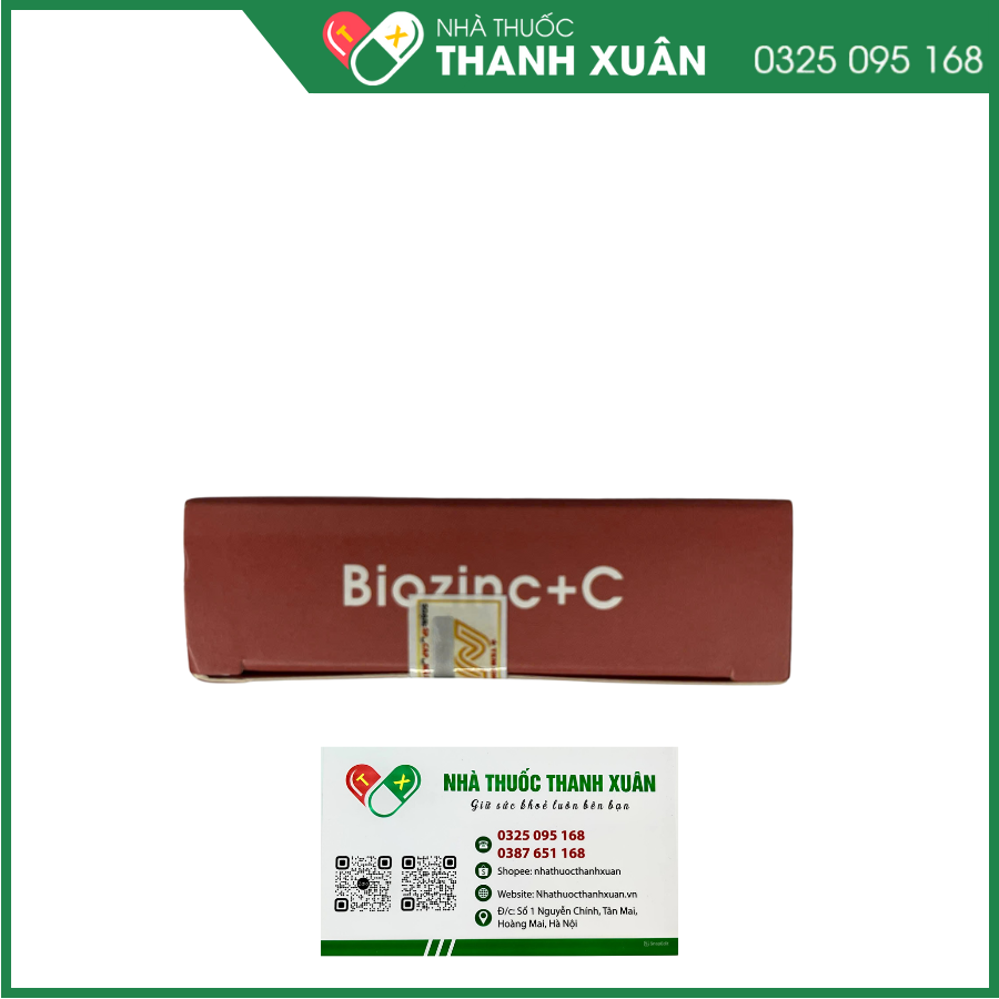Biozinc + C hỗ trợ tăng cường sức đề kháng cho cơ thể
